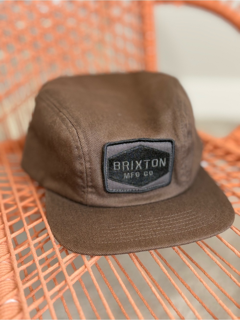 Brixton Chocolate Brown Five-Panel Cap